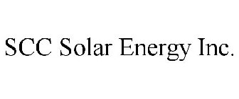 SCC SOLAR ENERGY INC.
