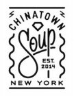 CHINATOWN SOUP EST. 2014 NEW YORK