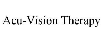 ACU-VISION THERAPY