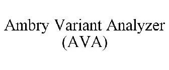 AMBRY VARIANT ANALYZER (AVA)
