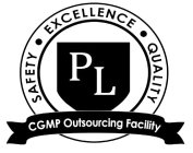 PL SAFETY · EXCELLENCE · QUALITY CGMP OUTSOURCING FACILITY