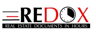 REDOX REAL ESTATE DOCUMENTS IN HOURS