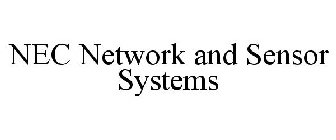 NEC NETWORK AND SENSOR SYSTEMS