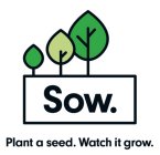 SOW. PLANT A SEED. WATCH IT GROW.