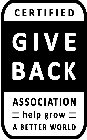 CERTIFIED GIVE BACK ASSOCIATION HELP GROW A BETTER WORLD