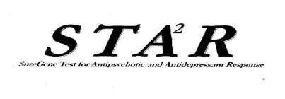 STAR2 SUREGENE TEST FOR ANTIPSYCHOTIC AND ANTIDEPRESSANT RESPONSE