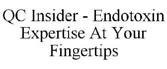 QC INSIDER - ENDOTOXIN EXPERTISE AT YOUR FINGERTIPS