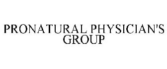 PRONATURAL PHYSICIAN'S GROUP