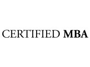 CERTIFIED MBA