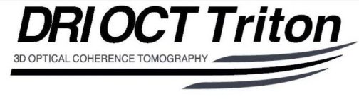 DRI OCT TRITON 3D OPTICAL COHERENCE TOMOGRAPHY