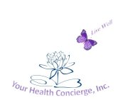 YOUR HEALTH CONCIERGE, INC. LIVE WELL