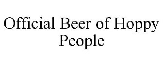 OFFICIAL BEER OF HOPPY PEOPLE