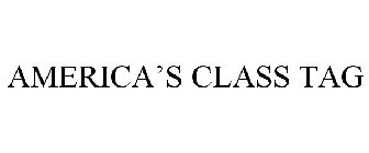 AMERICA'S CLASS TAG