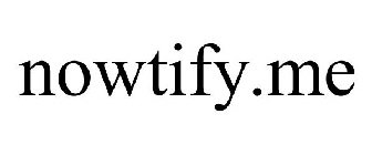 NOWTIFY.ME