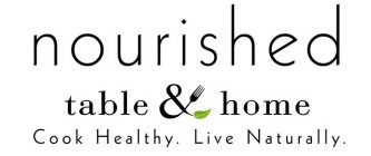 NOURISHED TABLE & HOME COOK HEALTHY. LIVE NATURALLY.