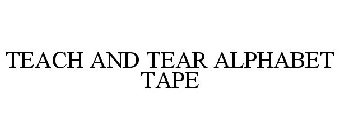 TEACH AND TEAR ALPHABET TAPE