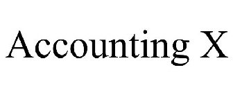 ACCOUNTING X