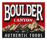 BOULDER CANYON AUTHENTIC FOODS