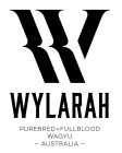 WYLARAH PUREBRED FULLBLOOD WAGYU AUSTRALIA