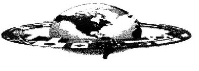 GLOBE WITH FLAGS AROUND IT