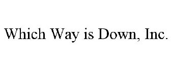 WHICH WAY IS DOWN, INC.