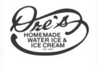 DRE'S HOMEMADE WATER ICE & ICE CREAM EST. 2013