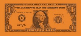 VOYA CAN HELP YOU PLAN FOR TOMORROW TODAY LEARN MORE AT VOYA.COM VOYA FEDERAL RESERVE NOTE ONE DOLLAR WASHINGTON, D.C. E ONE 1111