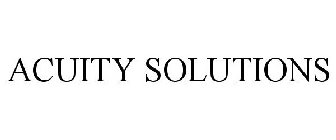 ACUITY SOLUTIONS