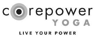 COREPOWER YOGA LIVE YOUR POWER