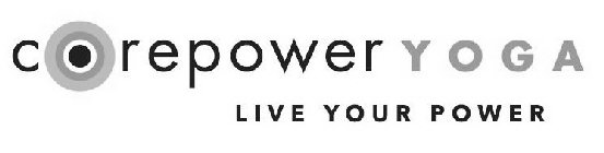 COREPOWER YOGA LIVE YOUR POWER