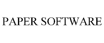 PAPER SOFTWARE