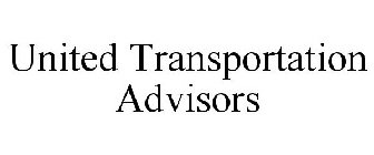 UNITED TRANSPORTATION ADVISORS
