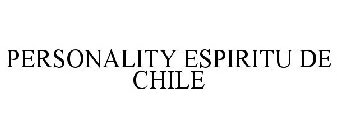 PERSONALITY ESPIRITU DE CHILE