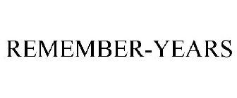 REMEMBER-YEARS