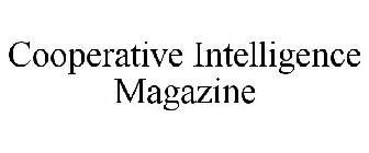 COOPERATIVE INTELLIGENCE MAGAZINE