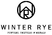 WR WINTER RYE POTTERY, TEXTILES & METALS