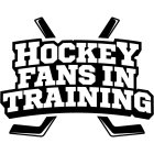 HOCKEY FANS IN TRAINING