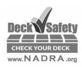 DECK SAFETY CHECK YOUR DECK WWW.NADRA.ORG