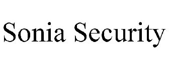 SONIA SECURITY