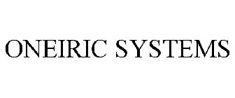 ONEIRIC SYSTEMS