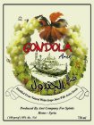 GONDOLA ARAK DISTILLED FROM NATURAL WHITE GRAPE JUICE WITH ANISH SEEDS. PRODUCED BY ASSI COMPANY FOR SPIRITS HOMS- SYRIA