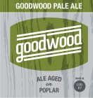 GOODWOOD PALE ALE ALE AGED ON POPLAR MADE IN LOU. KY