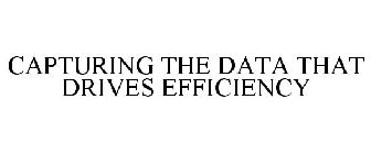 CAPTURING THE DATA THAT DRIVES EFFICIENCY