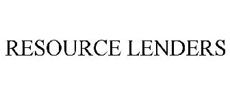 RESOURCE LENDERS