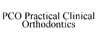 PCO PRACTICAL CLINICAL ORTHODONTICS