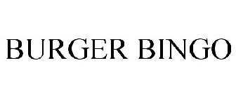 BURGER BINGO