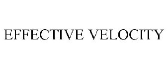 EFFECTIVE VELOCITY