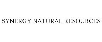 SYNERGY NATURAL RESOURCES