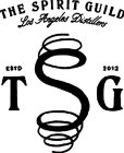 THE SPIRIT GUILD LOS ANGELES DISTILLERS TSG ESTD 2012
