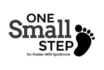 ONE SMALL STEP FOR PRADER-WILLI SYNDROME
